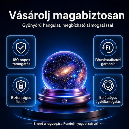 🔮 Topacme® Éjszakai Fényprojektor – Varázslatos Hangulat Minden Este