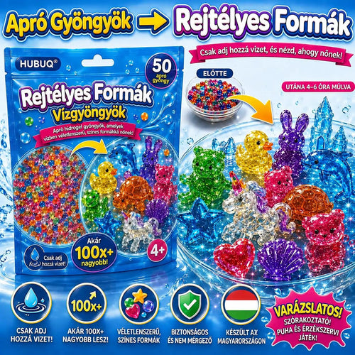 HUBUQ® 🐳 Vízben Növő Meglepetés Gyöngyök