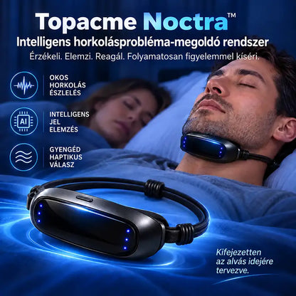 Topacme Noctra™ | Intelligens, horkolásra reagáló viselhető eszköz