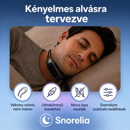 Topacme Noctra™ | Intelligens, horkolásra reagáló viselhető eszköz