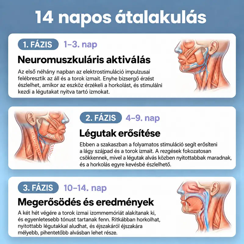 Topacme Noctra™ | Intelligens, horkolásra reagáló viselhető eszköz