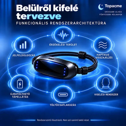 Topacme Noctra™ | Intelligens, horkolásra reagáló viselhető eszköz