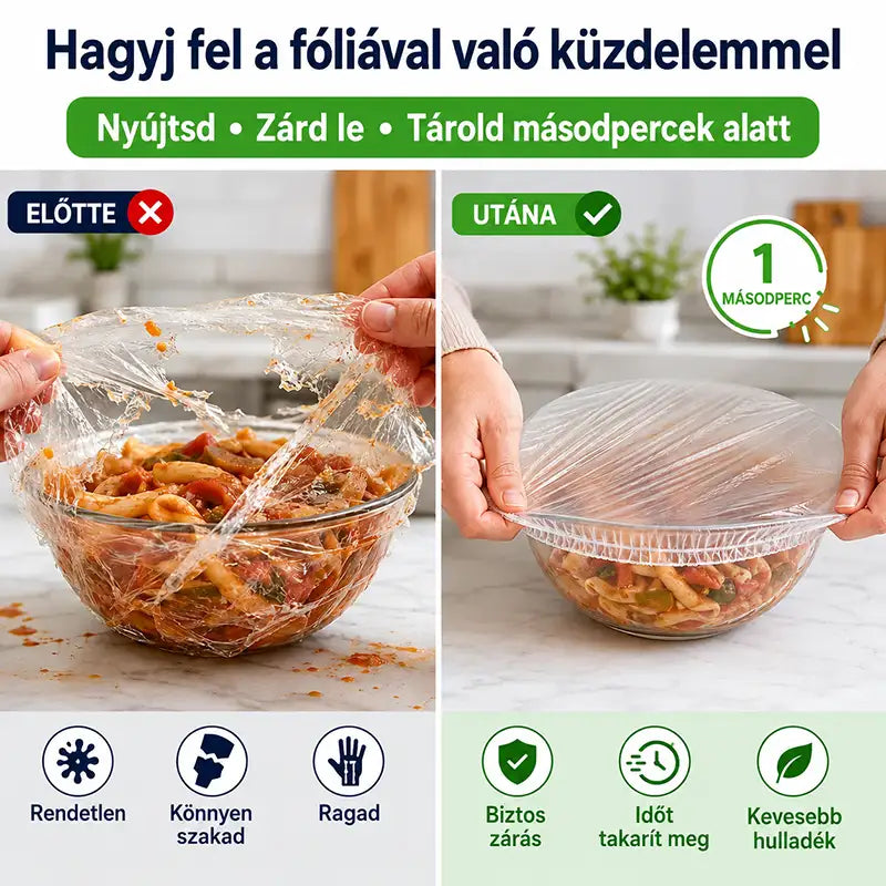 FreshShield™ rugalmas ételfedő készlet