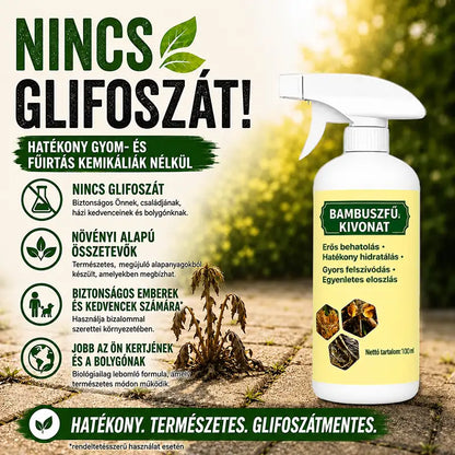 🌿 Gyors Hatású Gyom- és Fűirtó Spray – Egyszerű Kerti Megoldás