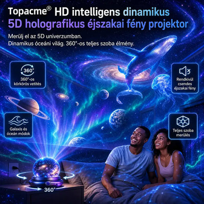 🔮 Topacme® Éjszakai Fényprojektor – Varázslatos Hangulat Minden Este