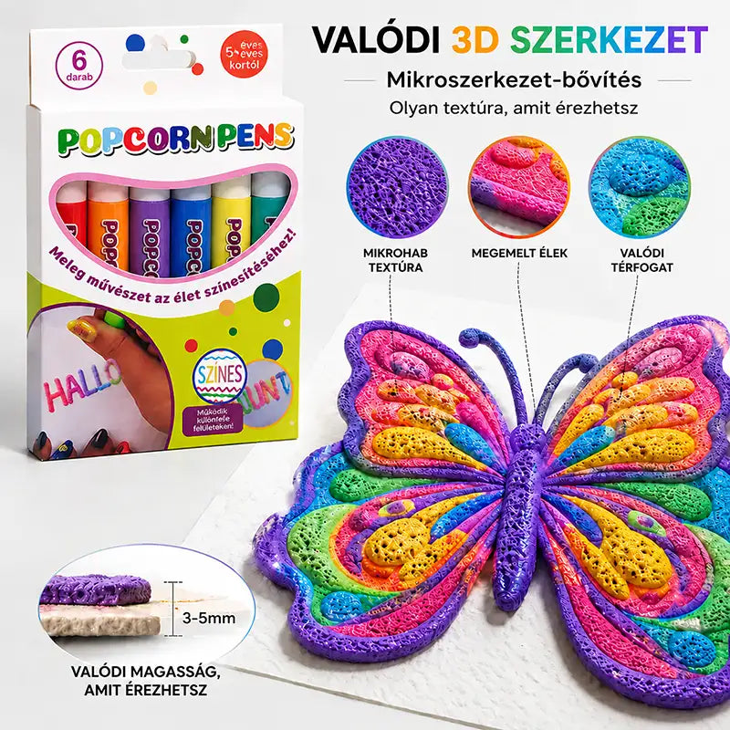 ✨ Topacme® 3D Rajztoll – Alkoss Látványos Térbeli Mintákat Egyszerűen