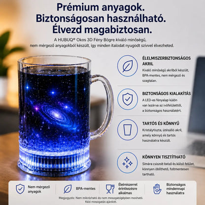 HUBUQ® 🔥🪄 Intelligens világító akrilpohár