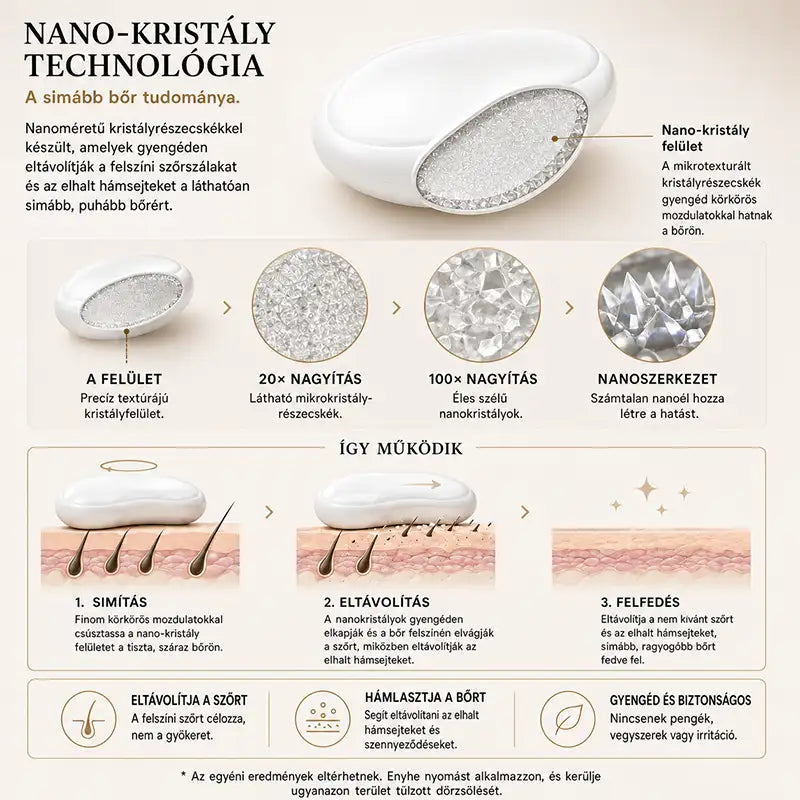 Crystal Szőrtelenítő – Sima Bőr Egyszerűen és Kíméletesen