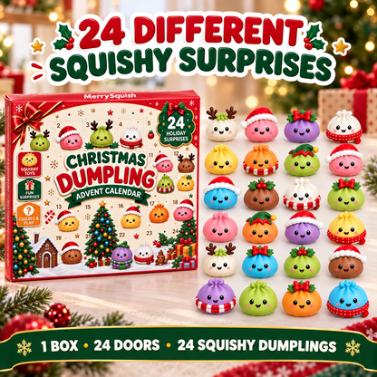 MerrySquish gombóc squishy adventi naptár 1