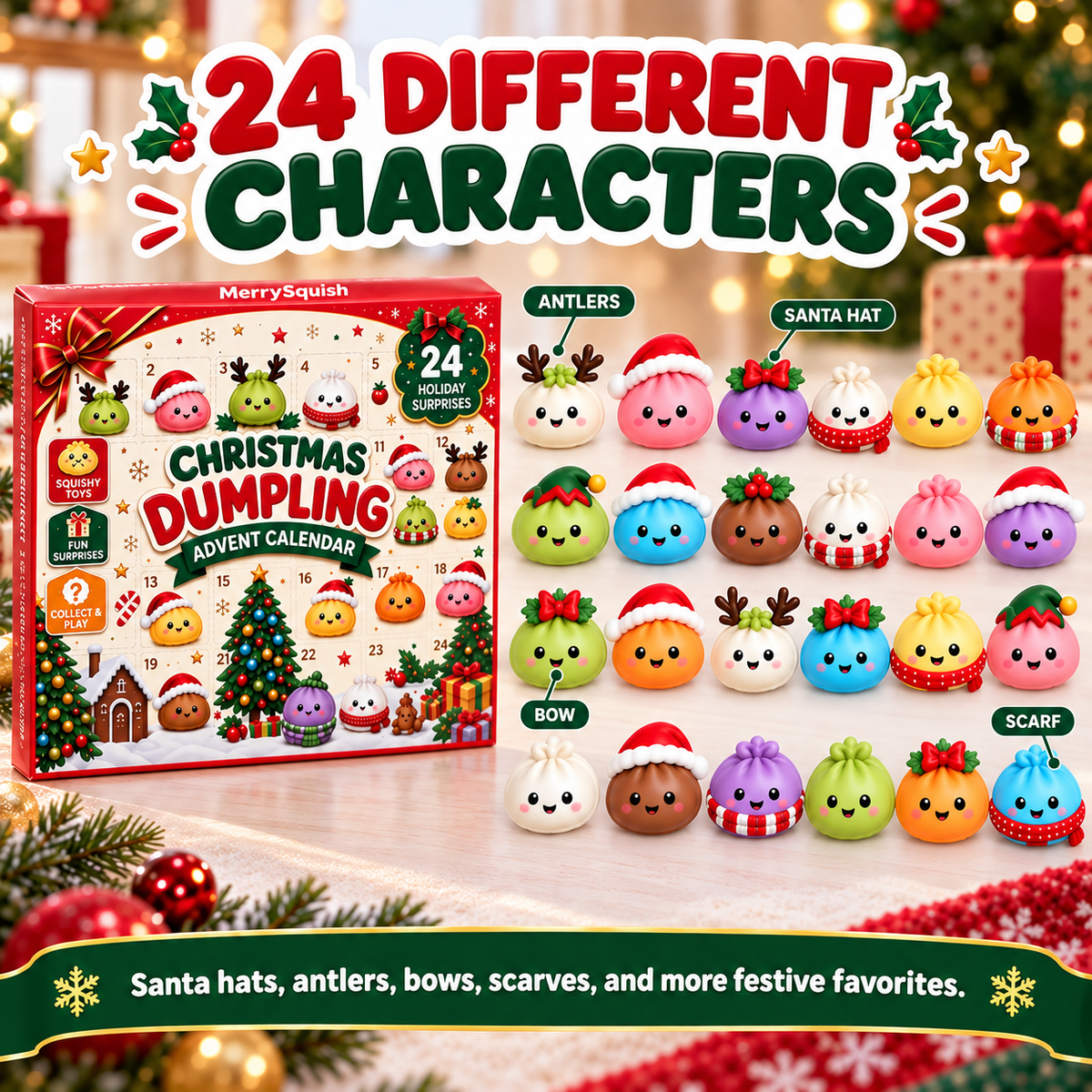 MerrySquish gombóc squishy adventi naptár 3