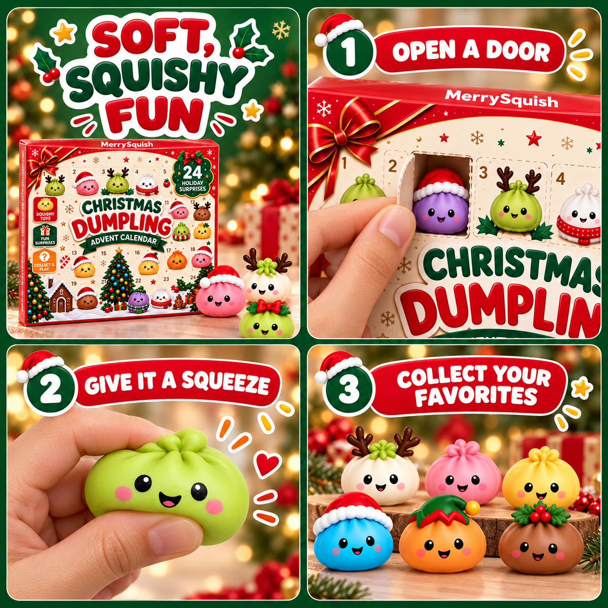 MerrySquish gombóc squishy adventi naptár 4