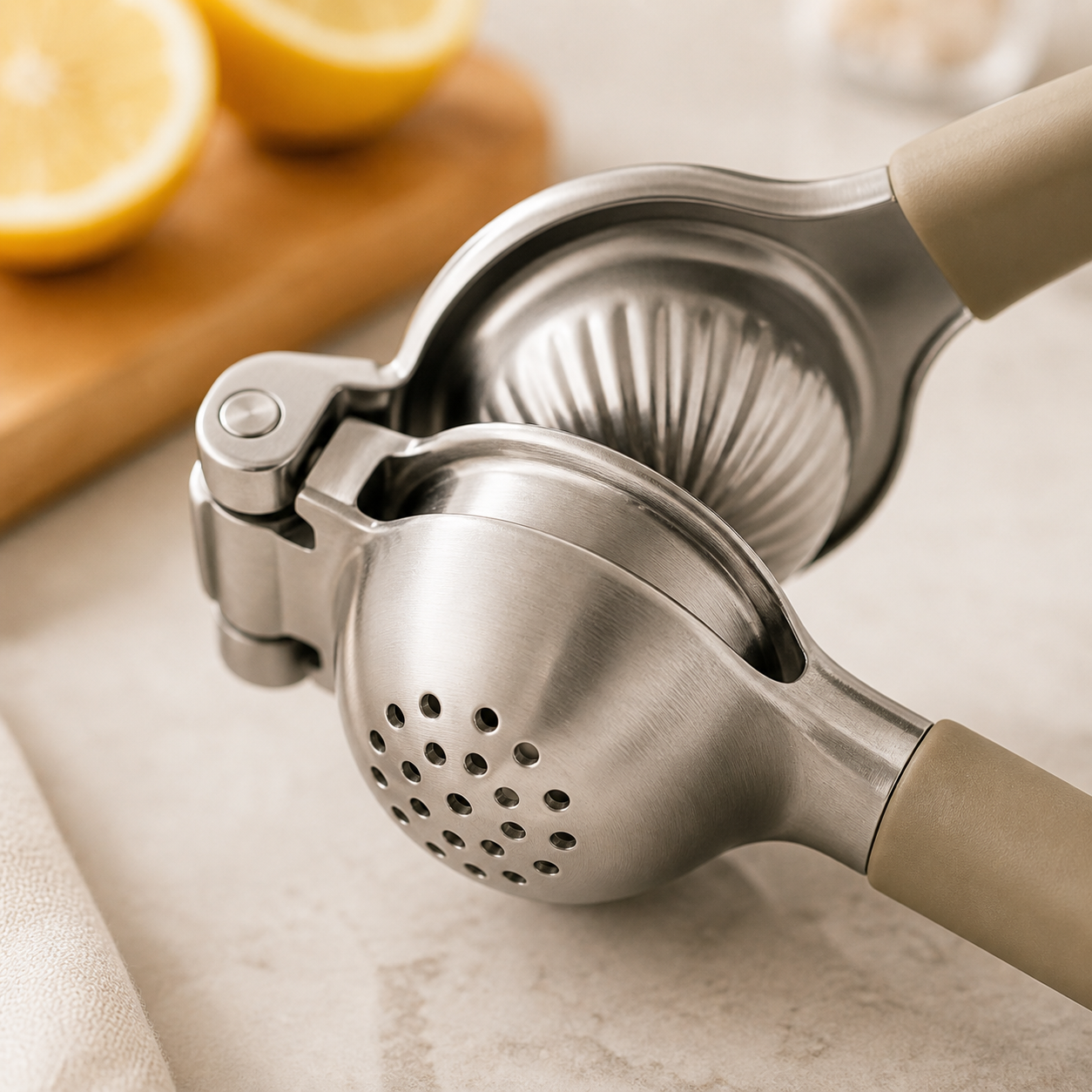Handheld Citrus Squeezer detail photo